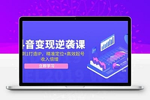  抖音变现逆袭课：从0到1打造IP，精准定位+高效起号，收入倍增