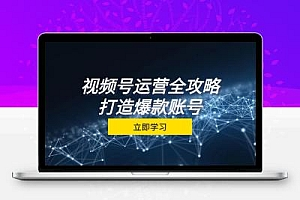  视频号运营全攻略，从定位到成交一站式学习，视频号核心秘诀，打造爆款…